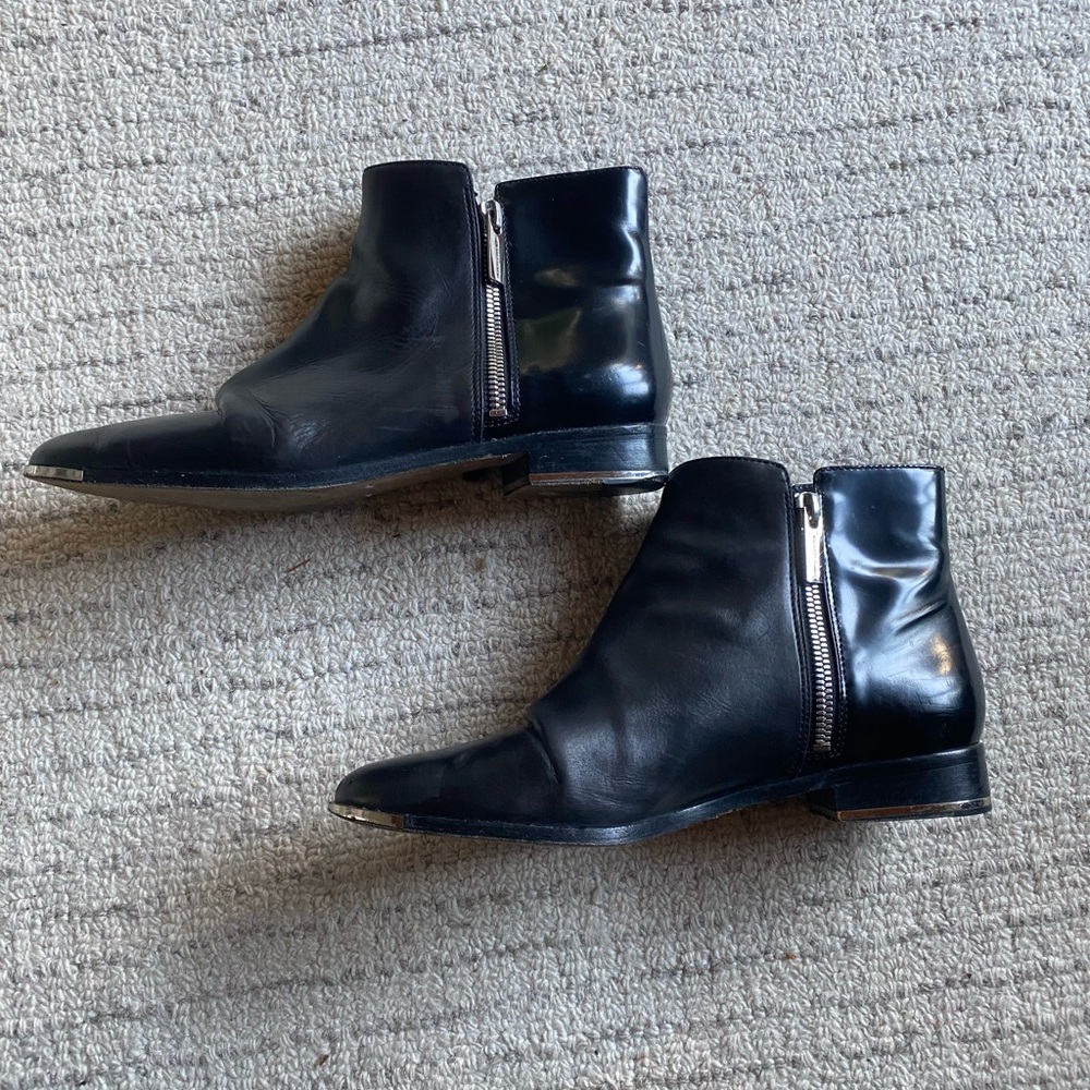 Michael Kors Black Leather Ankle boots